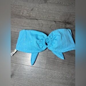 L*Space Jasper blue Bikini Top new without tags